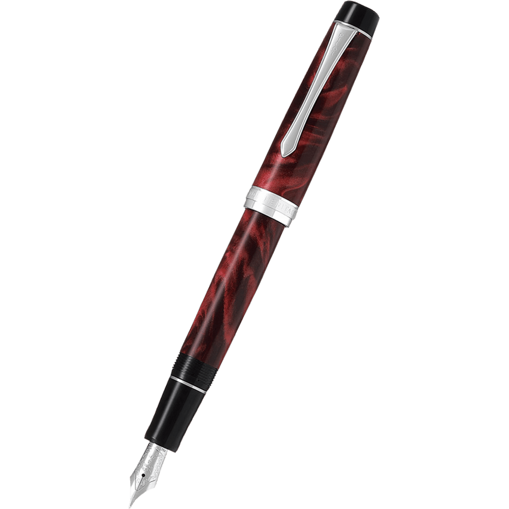 Pilot Custom Heritage SE Fountain Pen - Marble Red - Pen Boutique Ltd