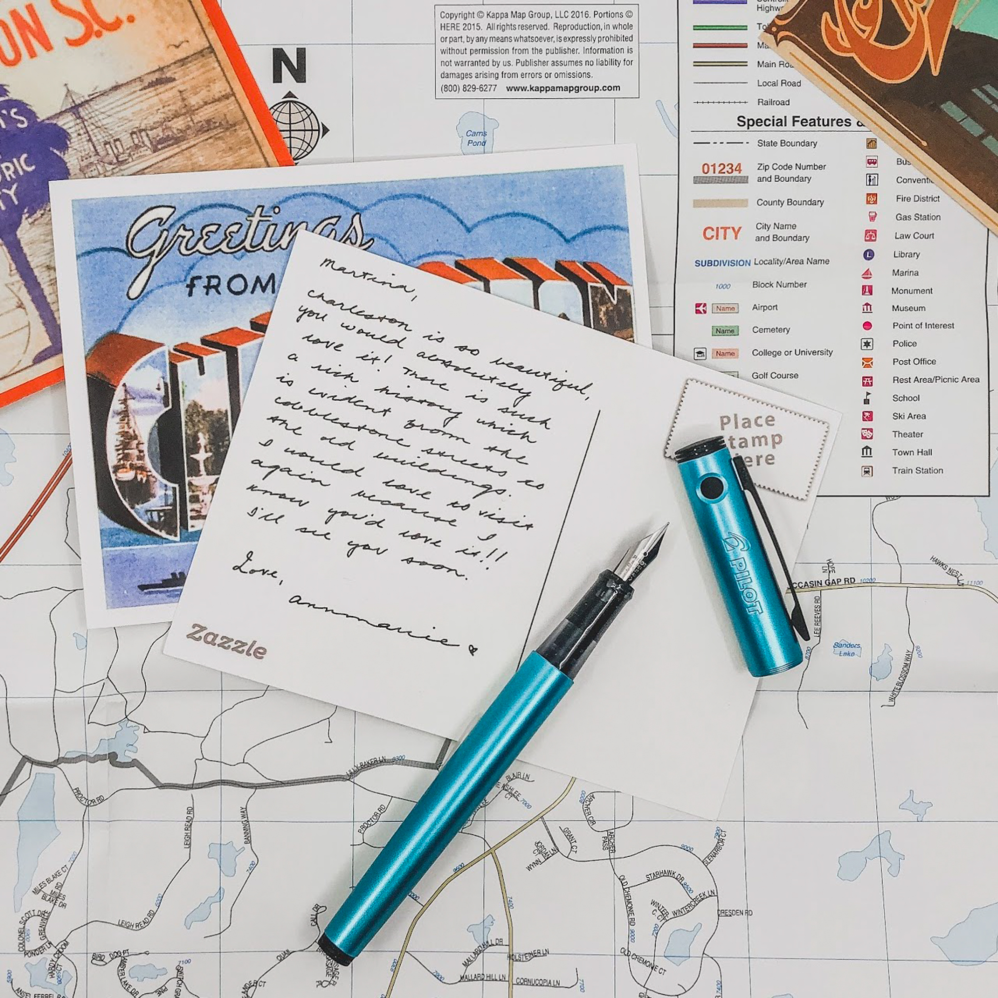 Pilot Explorer Fountain Pen - Turquoise-Pen Boutique Ltd
