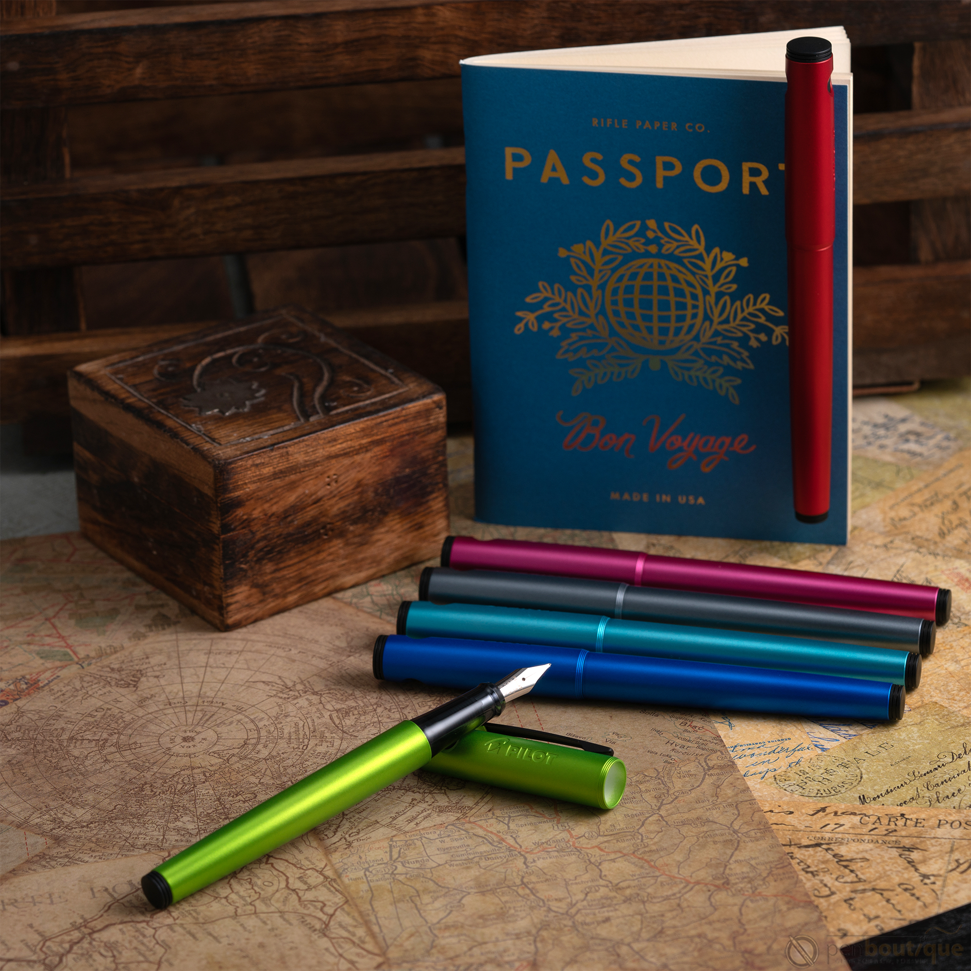 Pilot Explorer Fountain Pen - Turquoise-Pen Boutique Ltd