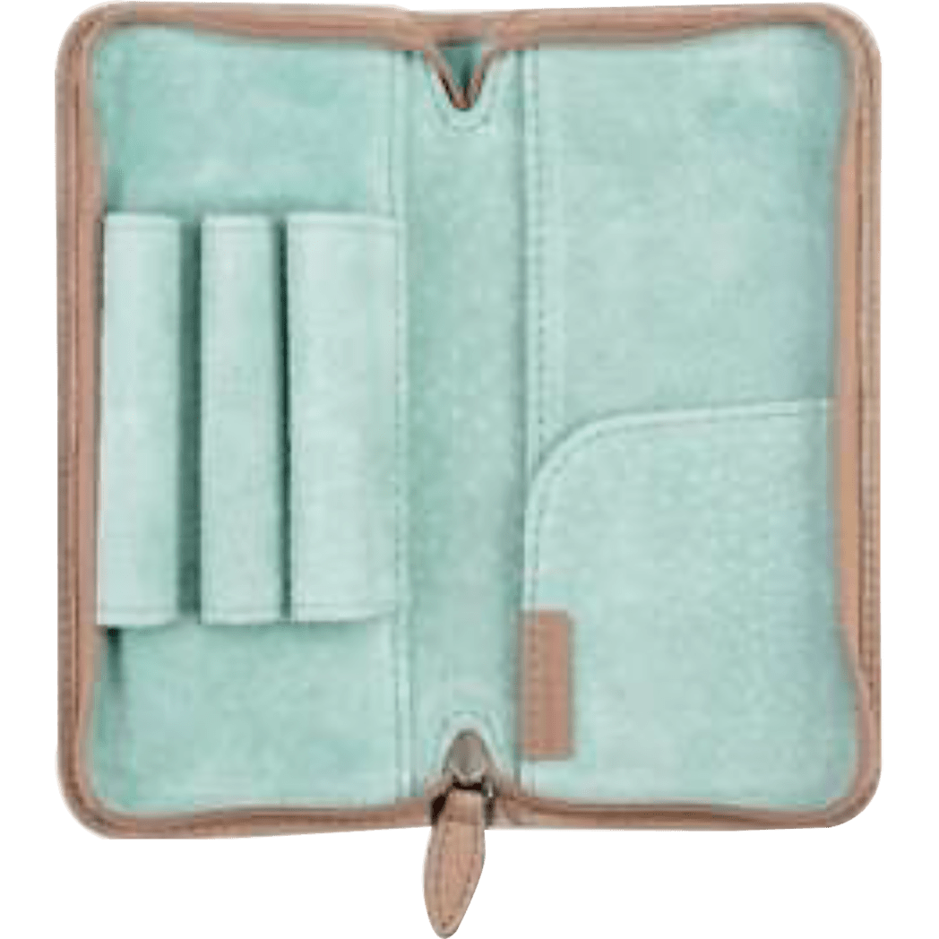 Pilot Pen Sheath Pensemble Case - Beige (3 Piece Zipped) - Pen Boutique Ltd