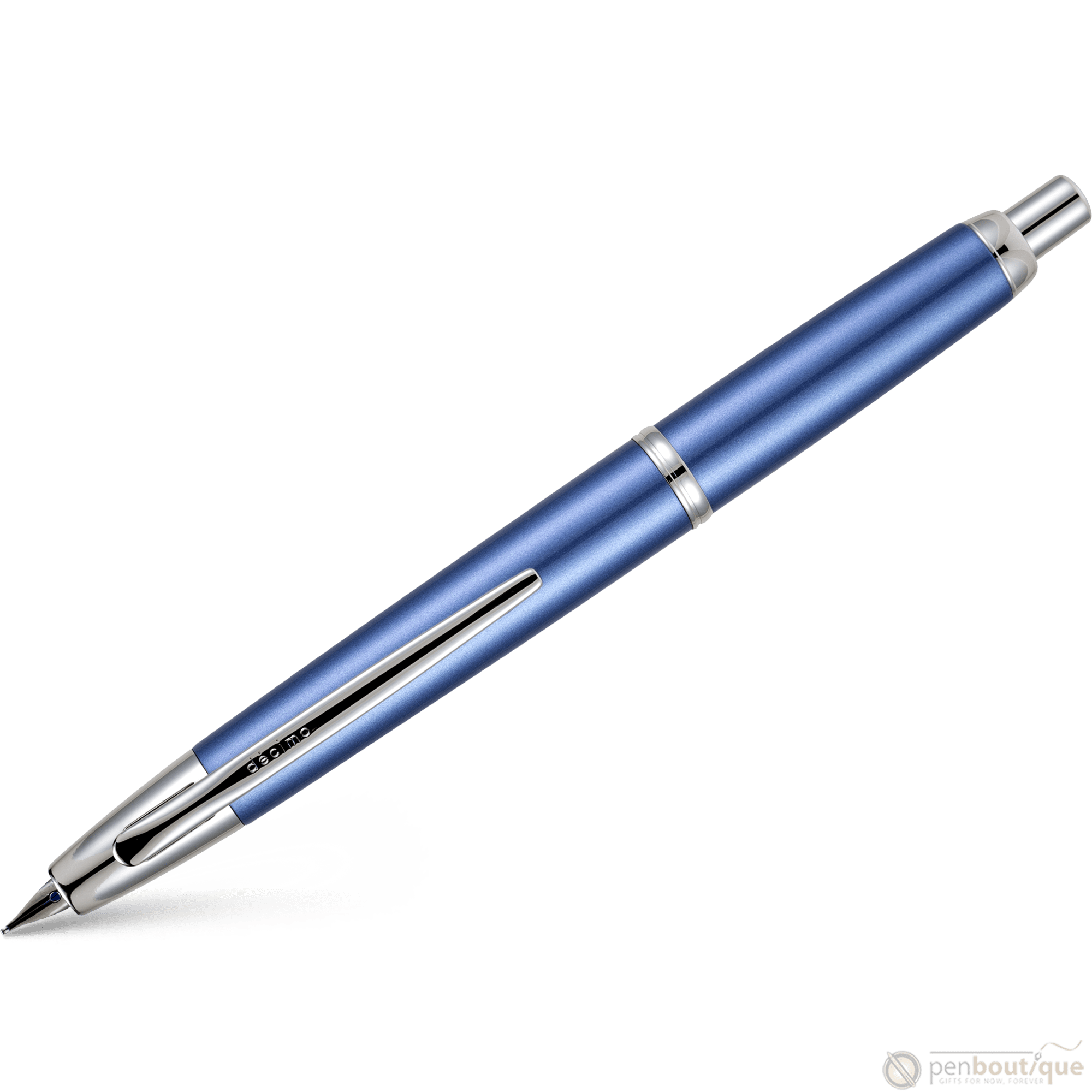 Pilot Vanishing Point Fountain Pen - Decimo Light Blue - Pen Boutique Ltd