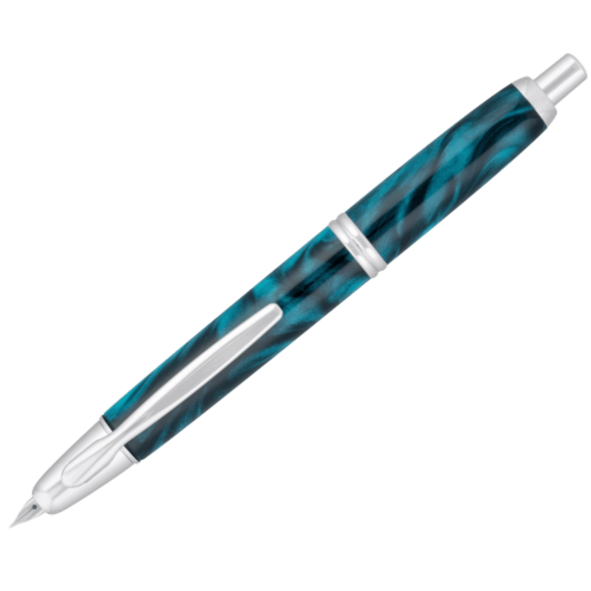Pilot Vanishing Point SE Fountain Pen - Emerald Green Marble - Pen Boutique Ltd