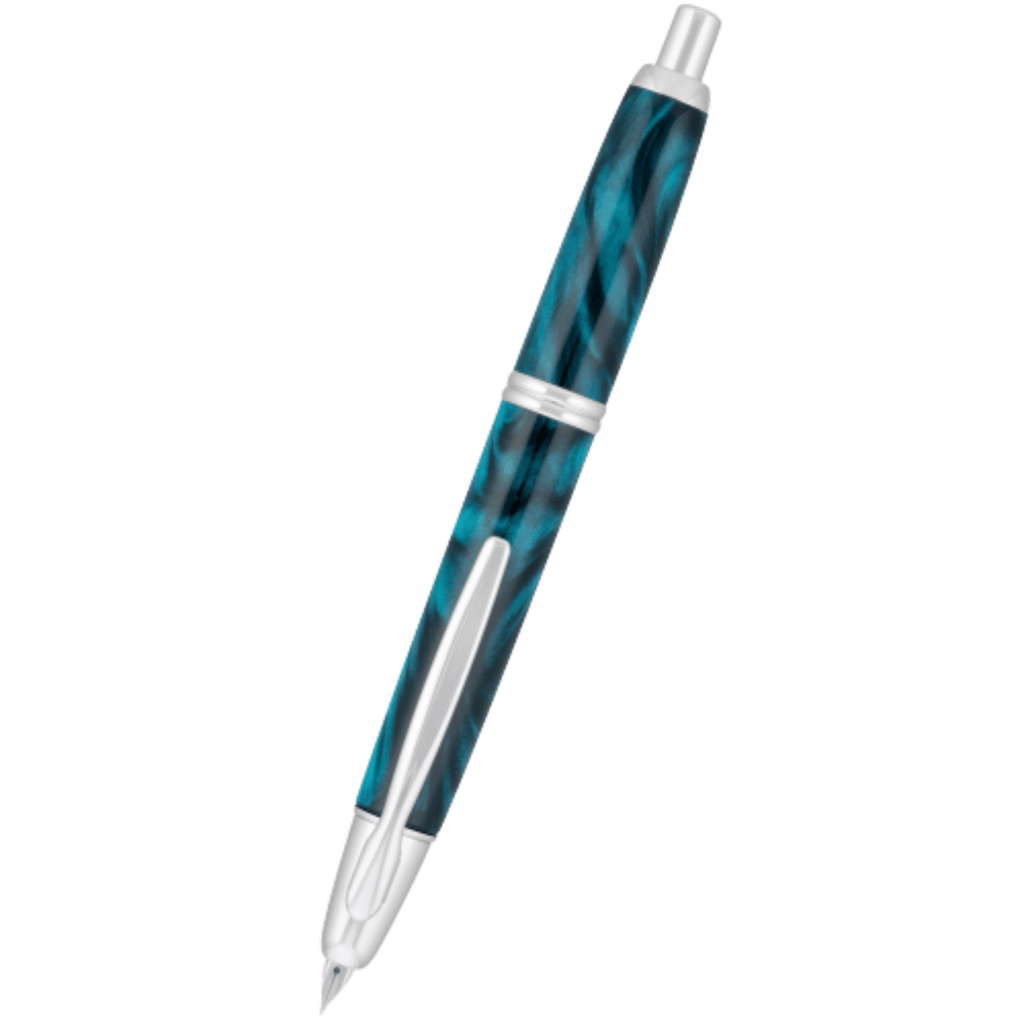 Pilot Vanishing Point SE Fountain Pen - Emerald Green Marble - Pen Boutique Ltd