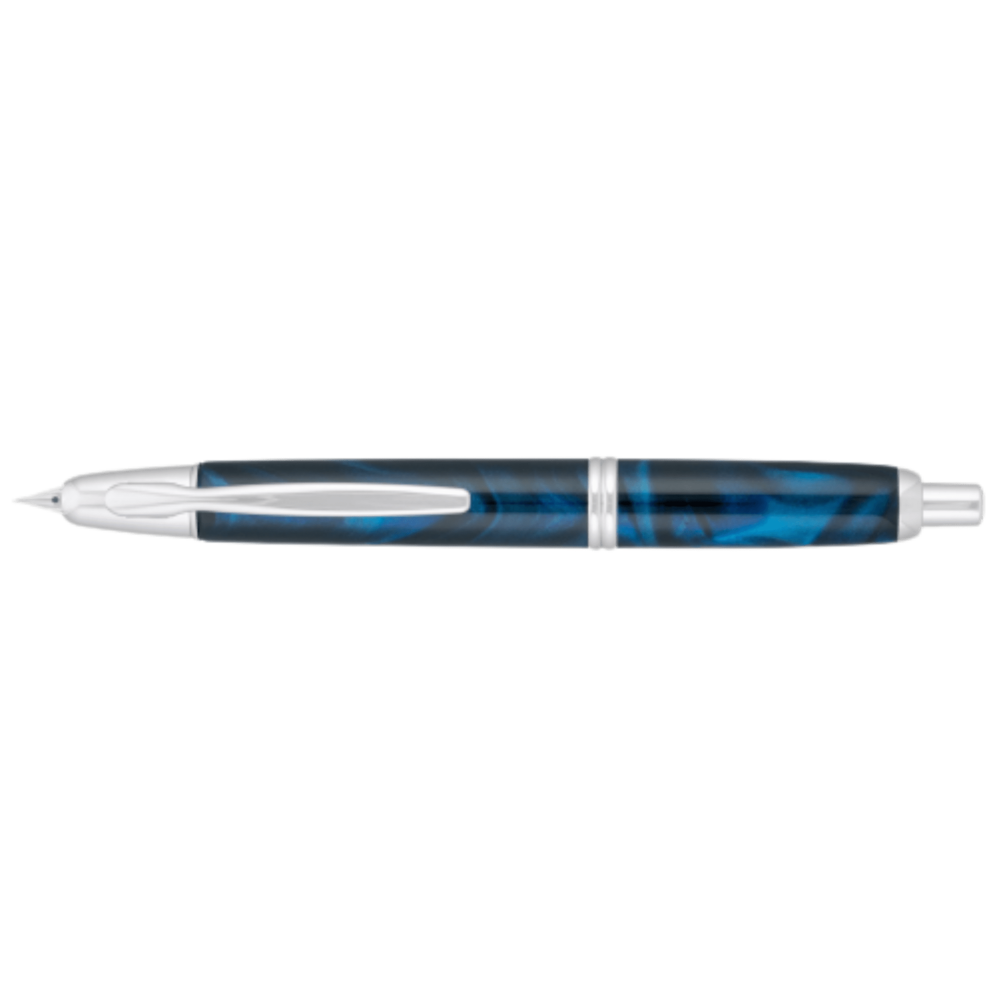 Pilot Vanishing Point SE Fountain Pen - Teal Blue Marble - Pen Boutique Ltd