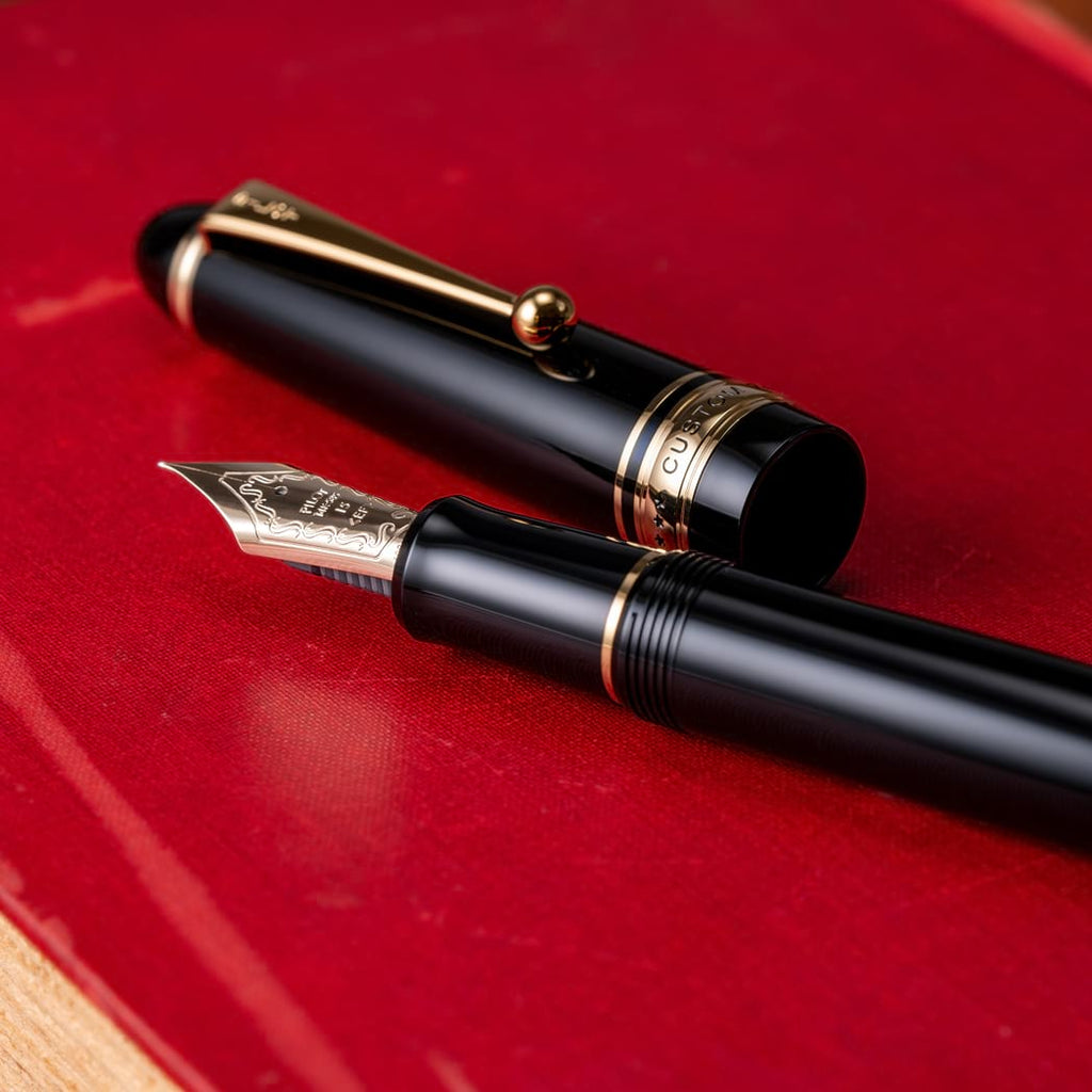 Pilot Custom 743 Fountain Pen - Black - Pen Boutique Ltd