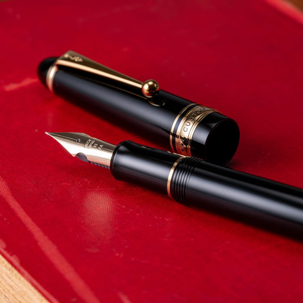 Pilot Custom 743 Fountain Pen - Black - Pen Boutique Ltd