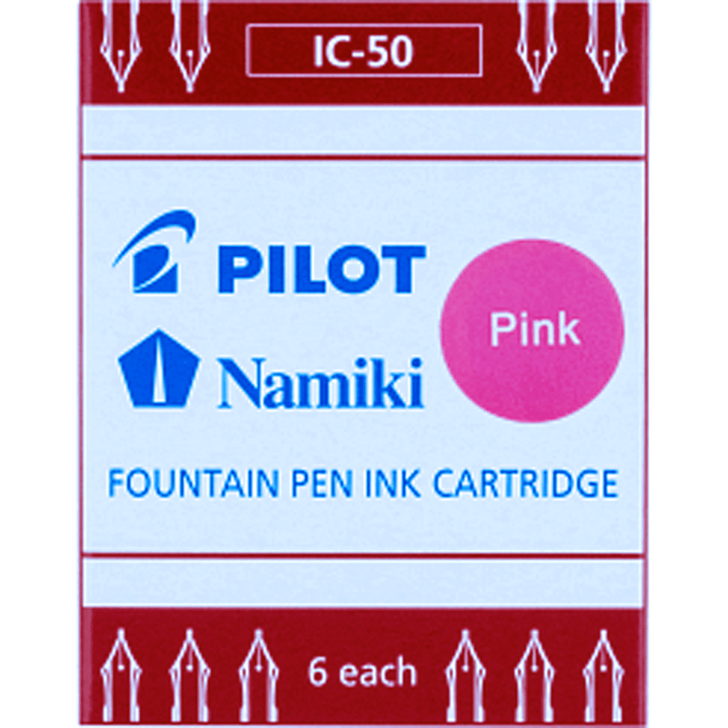 Pilot Fountain Pen Ink Cartridges - Pink - Pen Boutique Ltd