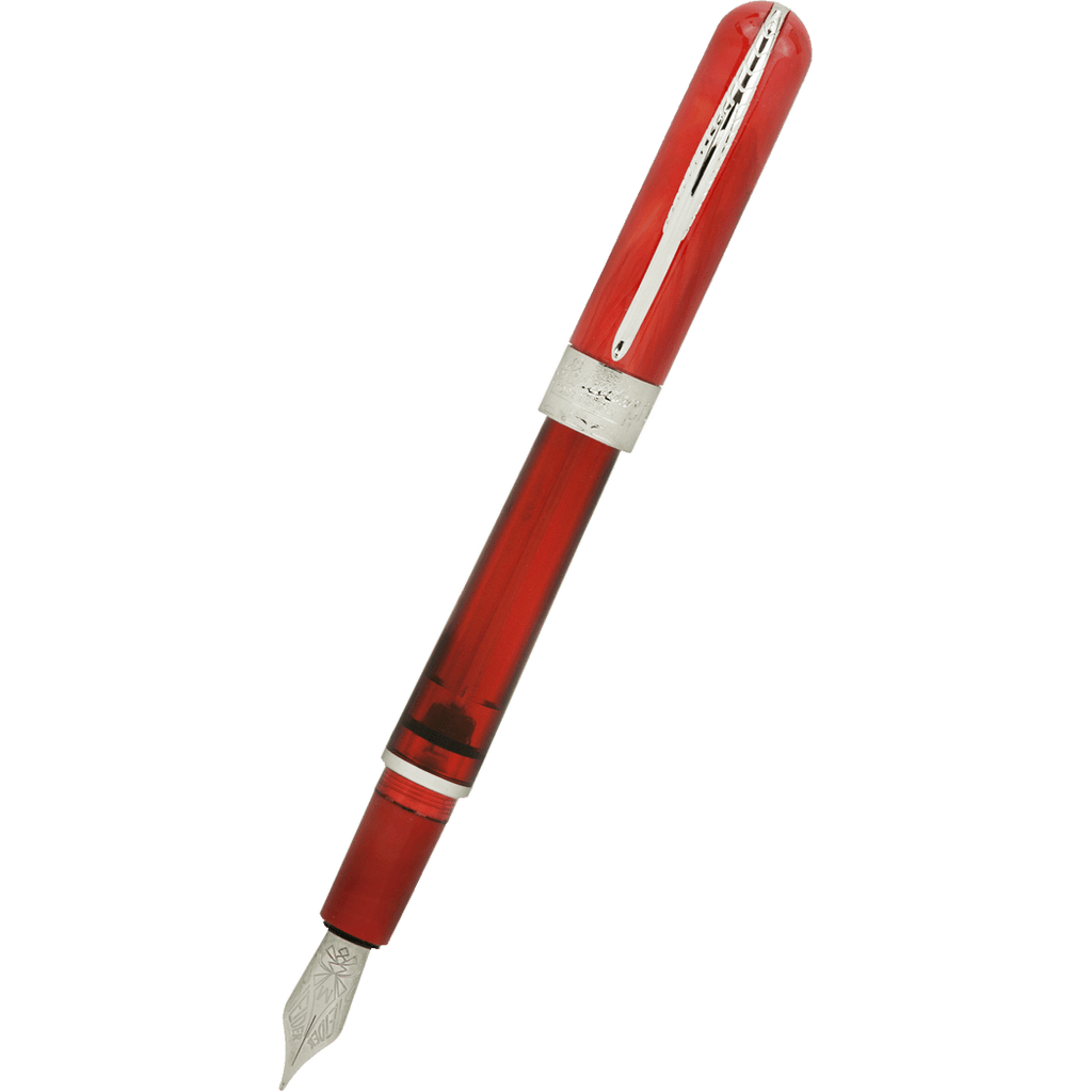 Pineider Avatar UR Traveler Fountain Pen - Twin Tank Touchdown Devil Red - Pen Boutique Ltd