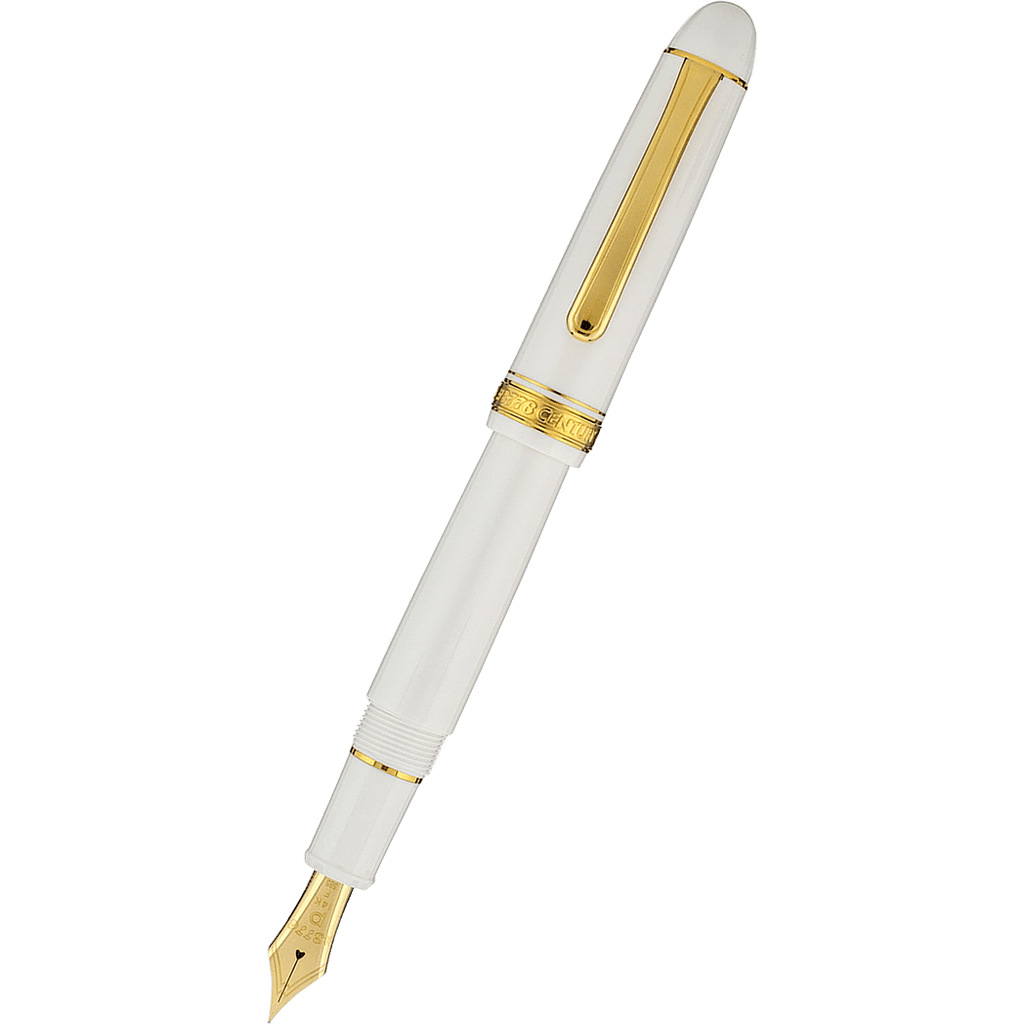 Platinum 3776 Century Fountain Pen - Chenonceau White - Pen Boutique Ltd