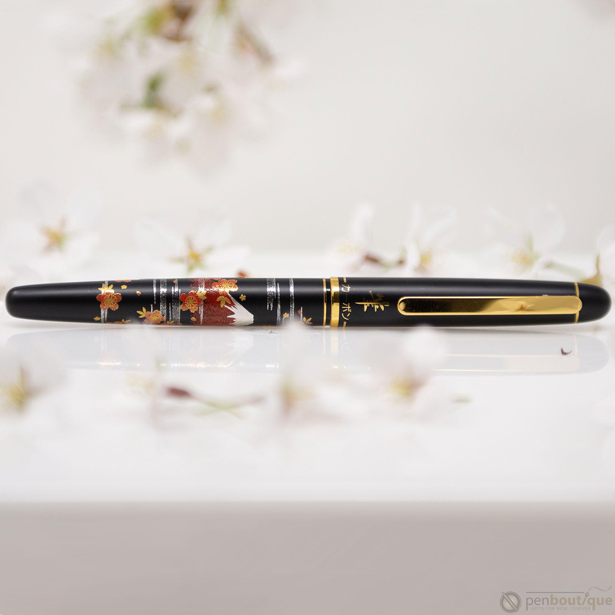 Platinum Classic Brush Pen - Mt. Fuji and Cherry Blossoms - Pen Boutique Ltd