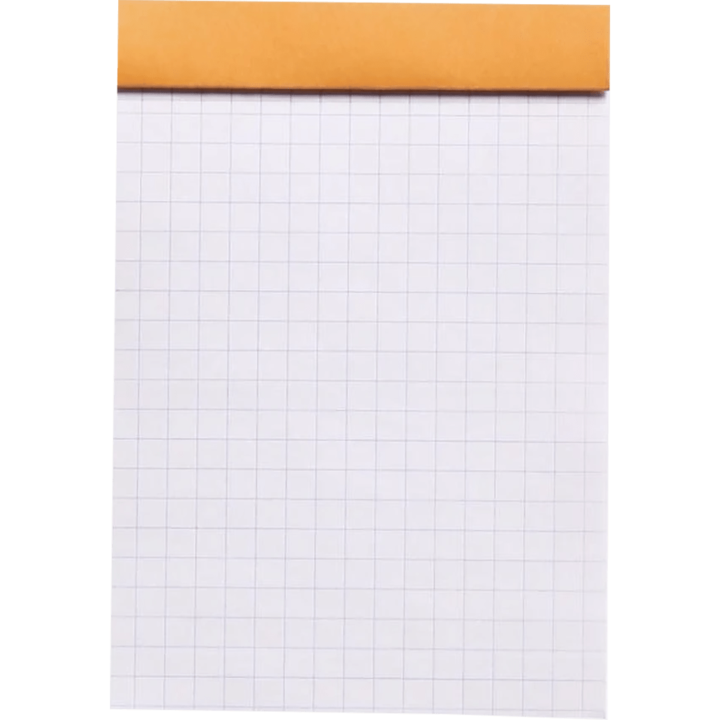 Rhodia N° 12 Pad - Orange - Graph - Pen Boutique Ltd