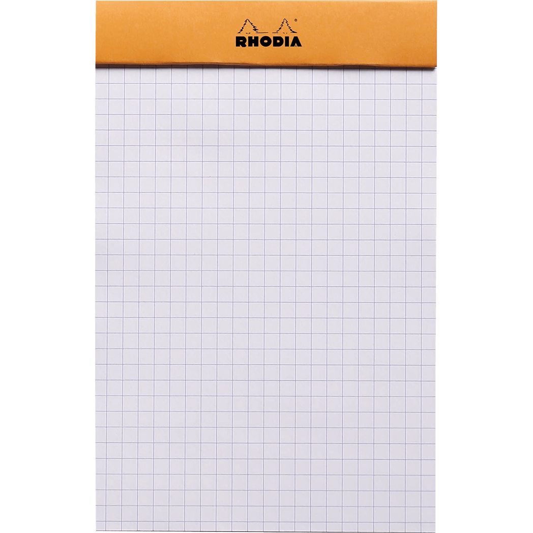 Rhodia N° 14 Pad - Orange - Graph - Pen Boutique Ltd