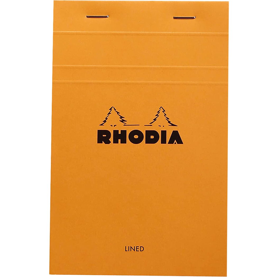Rhodia Notepads Lined Orange 3 3/8 X 4 3/4-Pen Boutique Ltd