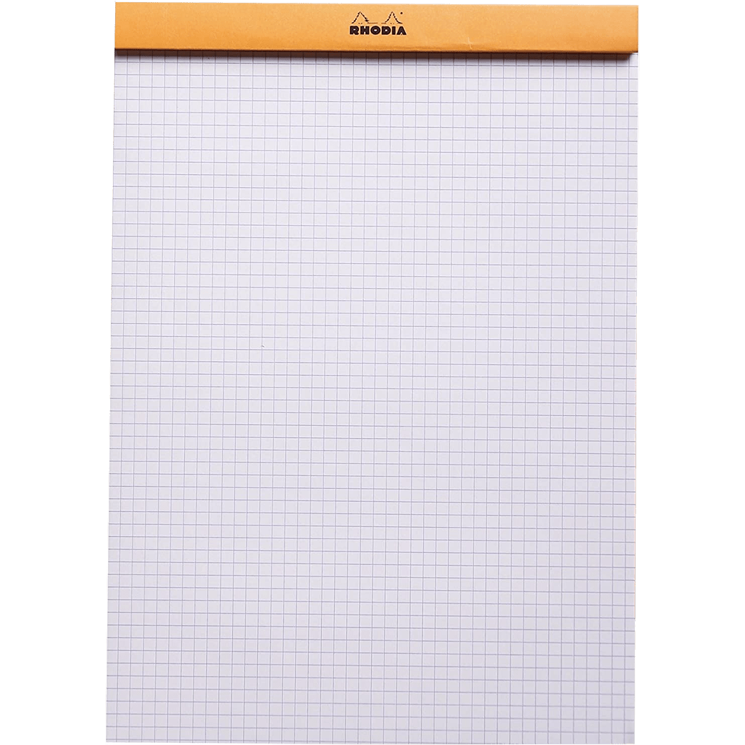 Rhodia Notepads Graph Orange 8-1/4X11-3/4 - Pen Boutique Ltd