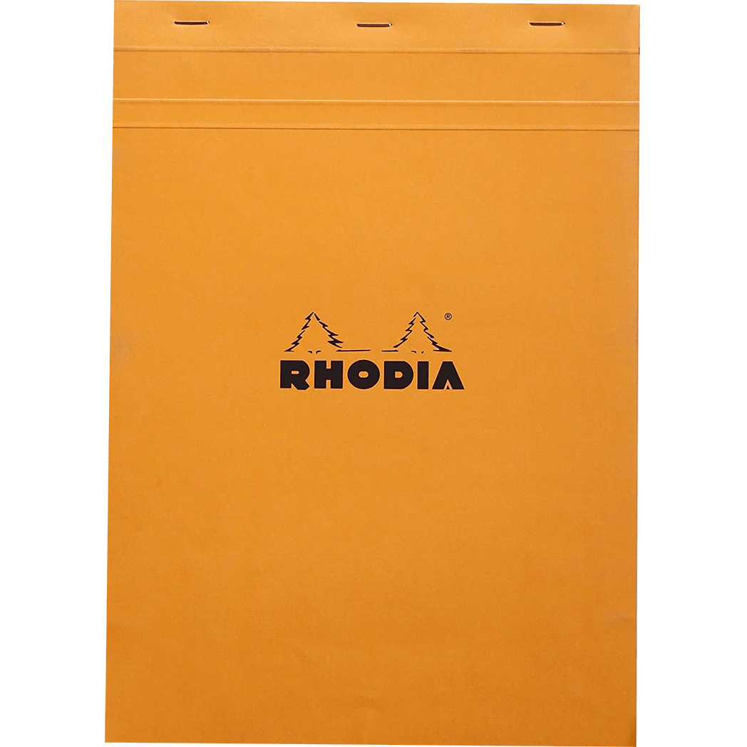 Rhodia Notepads Graph Orange 8-1/4X11-3/4 - Pen Boutique Ltd