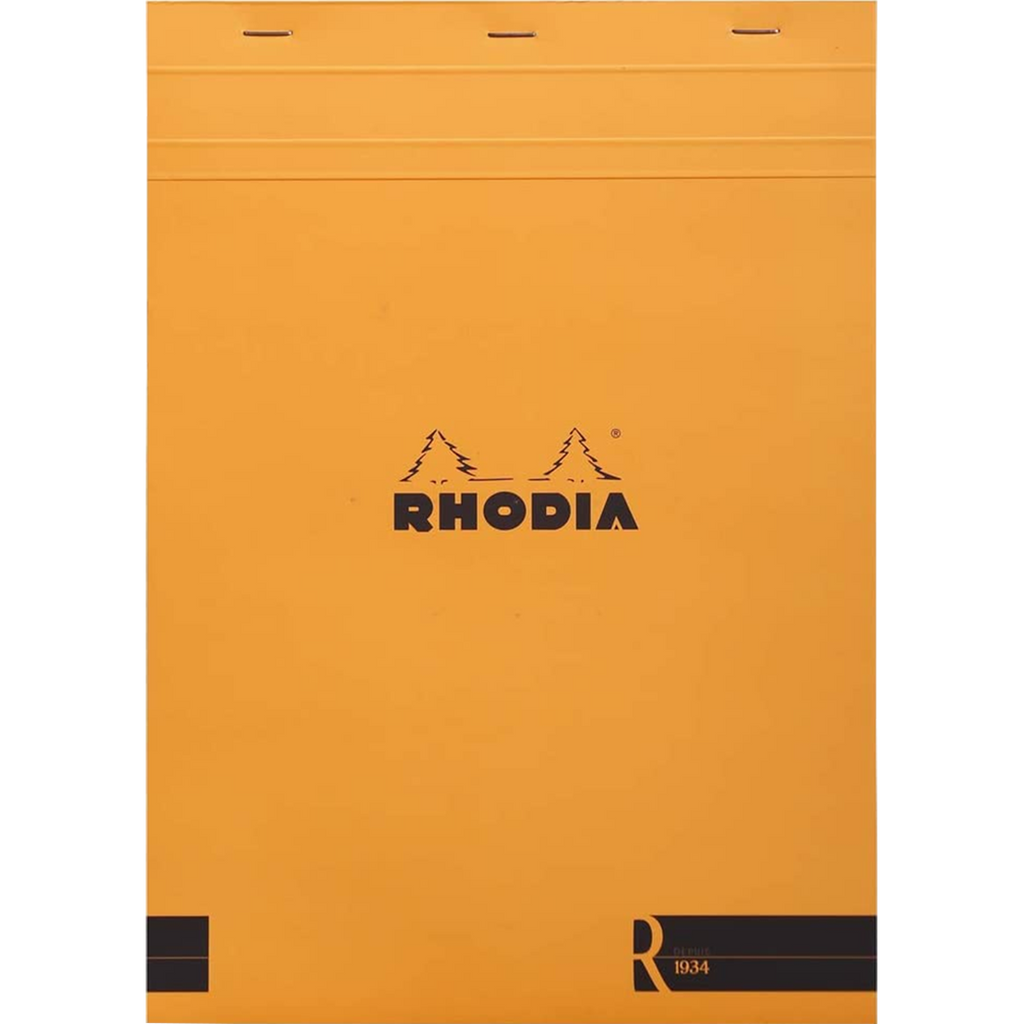 Rhodia Soft Cover Stapled Notepad Orange The "R" 8-Pen Boutique Ltd