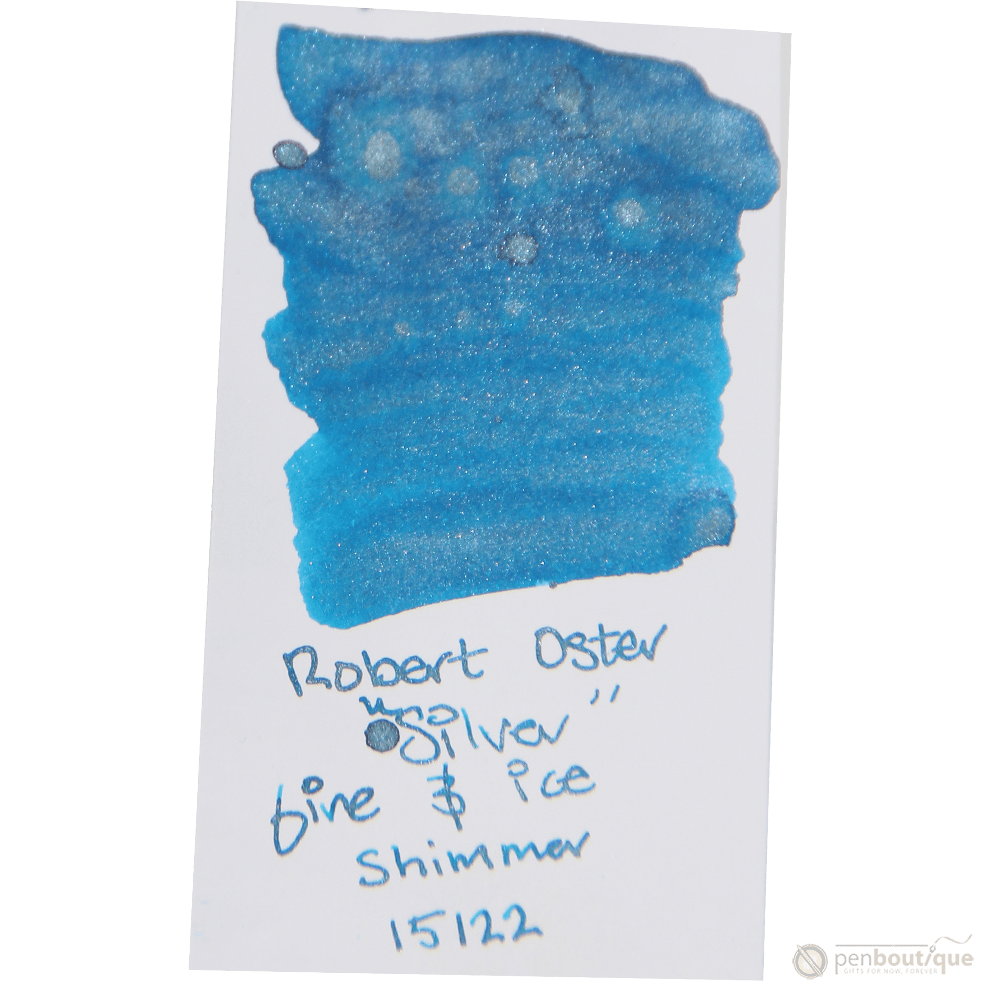 Robert Oster Shake'N'Shimmy Ink Bottle - Silver Fire & Ice - 50ml - Pen Boutique Ltd