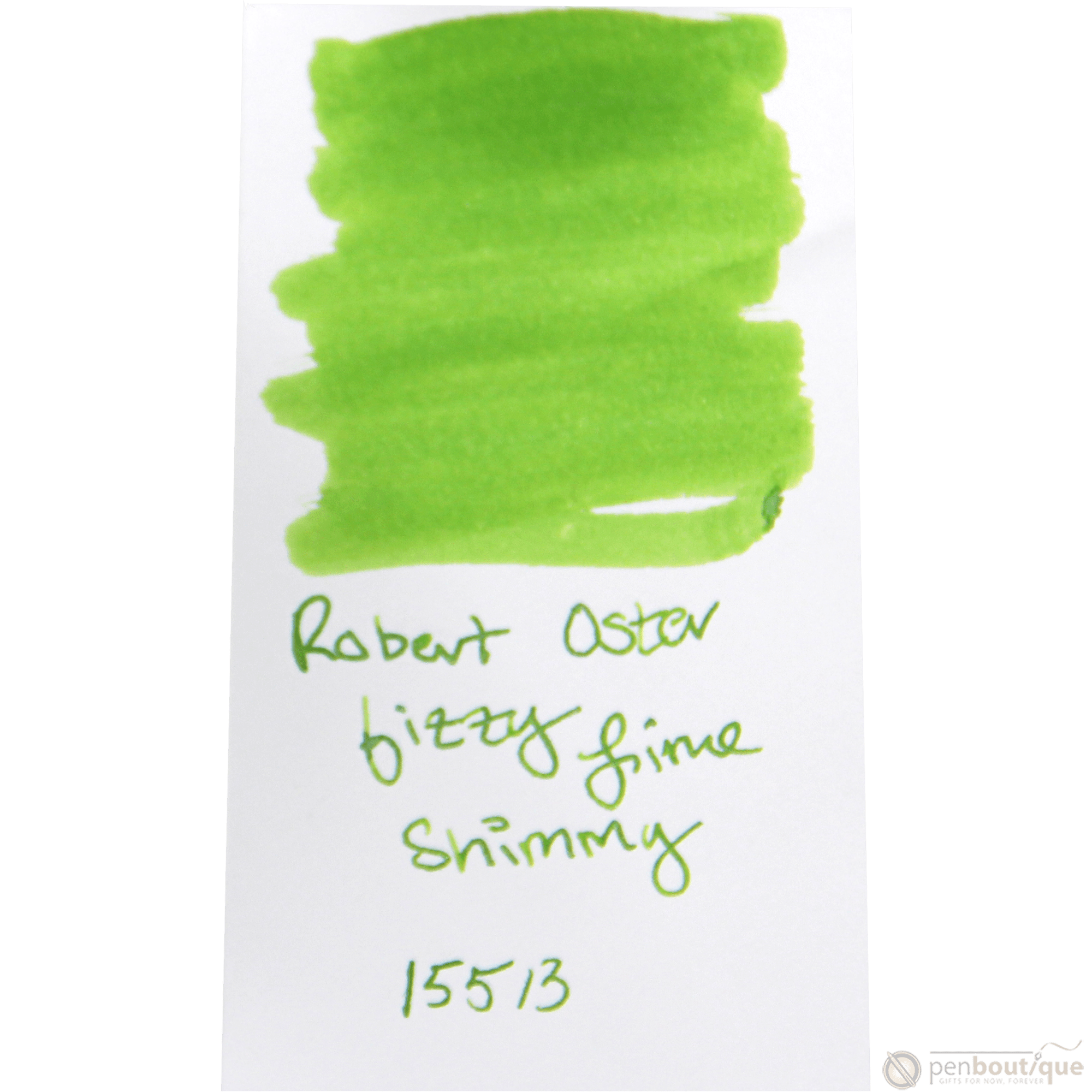 Robert Oster Shake'N'Shimmy Ink Bottle - Fizzy Lime - 50ml - Pen Boutique Ltd