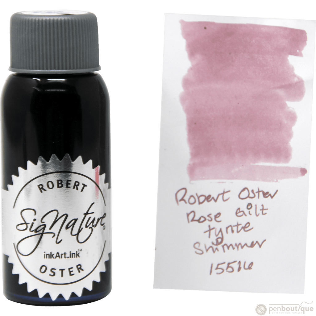 Robert Oster Shake'N'Shimmy Ink Bottle - Rose Gilt Tynte - 50ml - Pen Boutique Ltd
