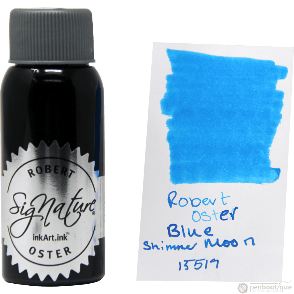 Robert Oster Shake'N'Shimmy Ink Bottle - Blue Moon - 50ml - Pen Boutique Ltd