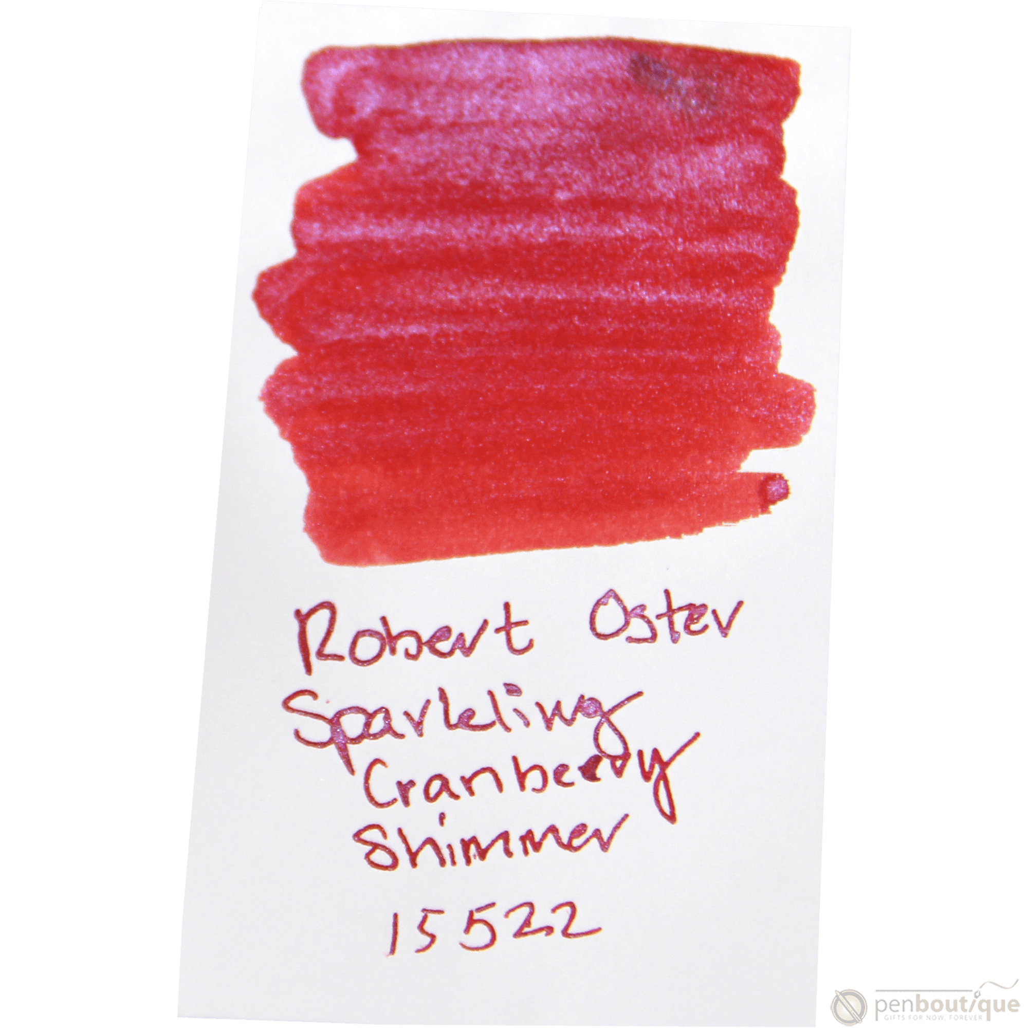Robert Oster Shake'N'Shimmy Ink Bottle - Sparkling Cranberry - 50ml - Pen Boutique Ltd