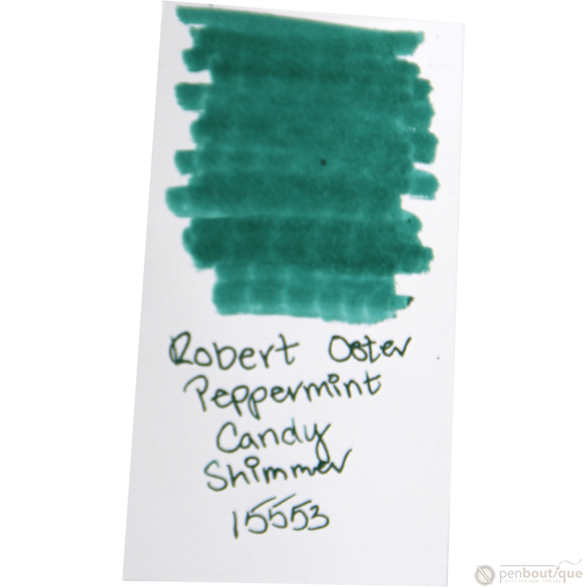 Robert Oster Shake'N'Shimmy Ink Bottle - Peppermint Candy - 50ml - Pen Boutique Ltd