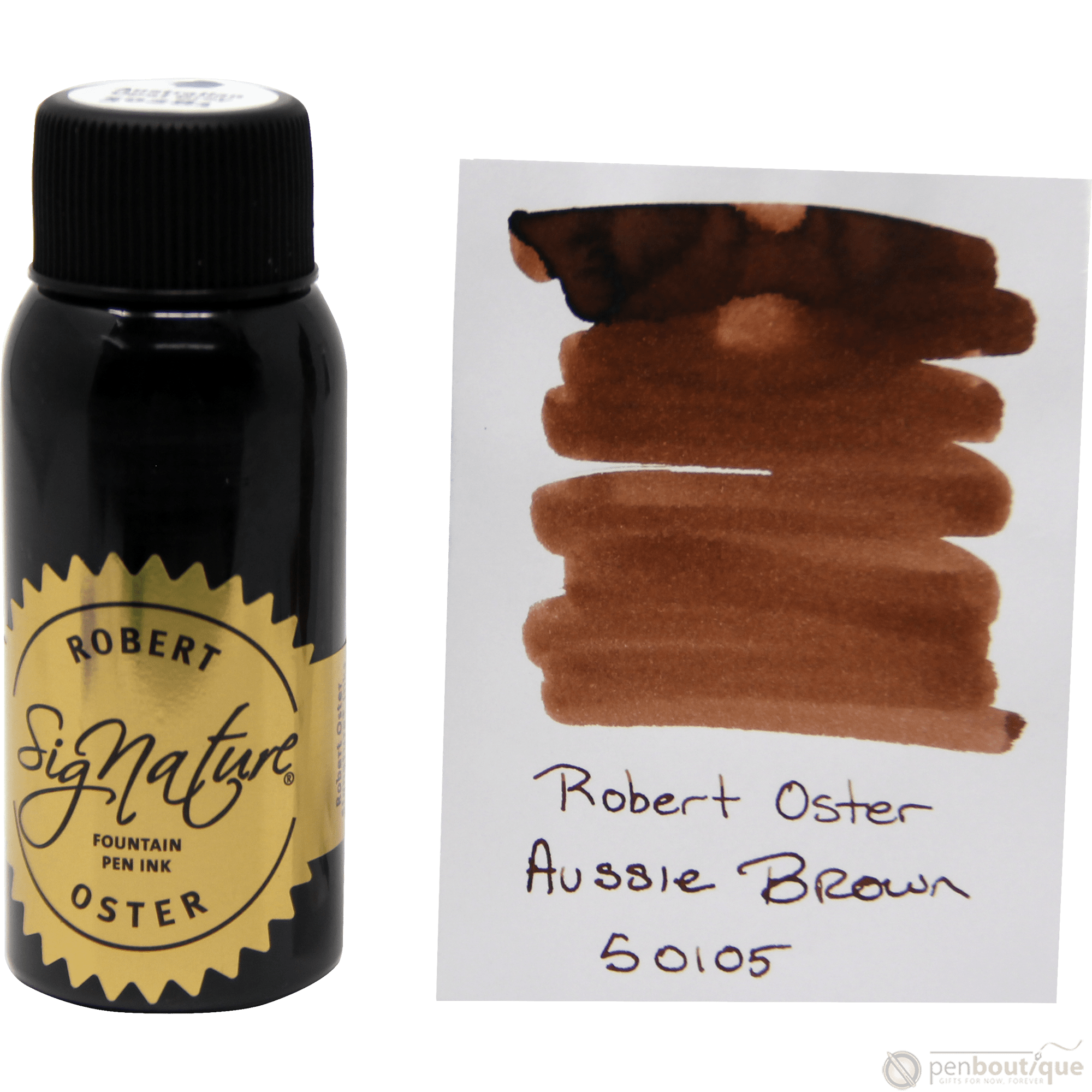Robert Oster Signature Ink Bottle - Aussie Brown - 50ml - Pen Boutique Ltd