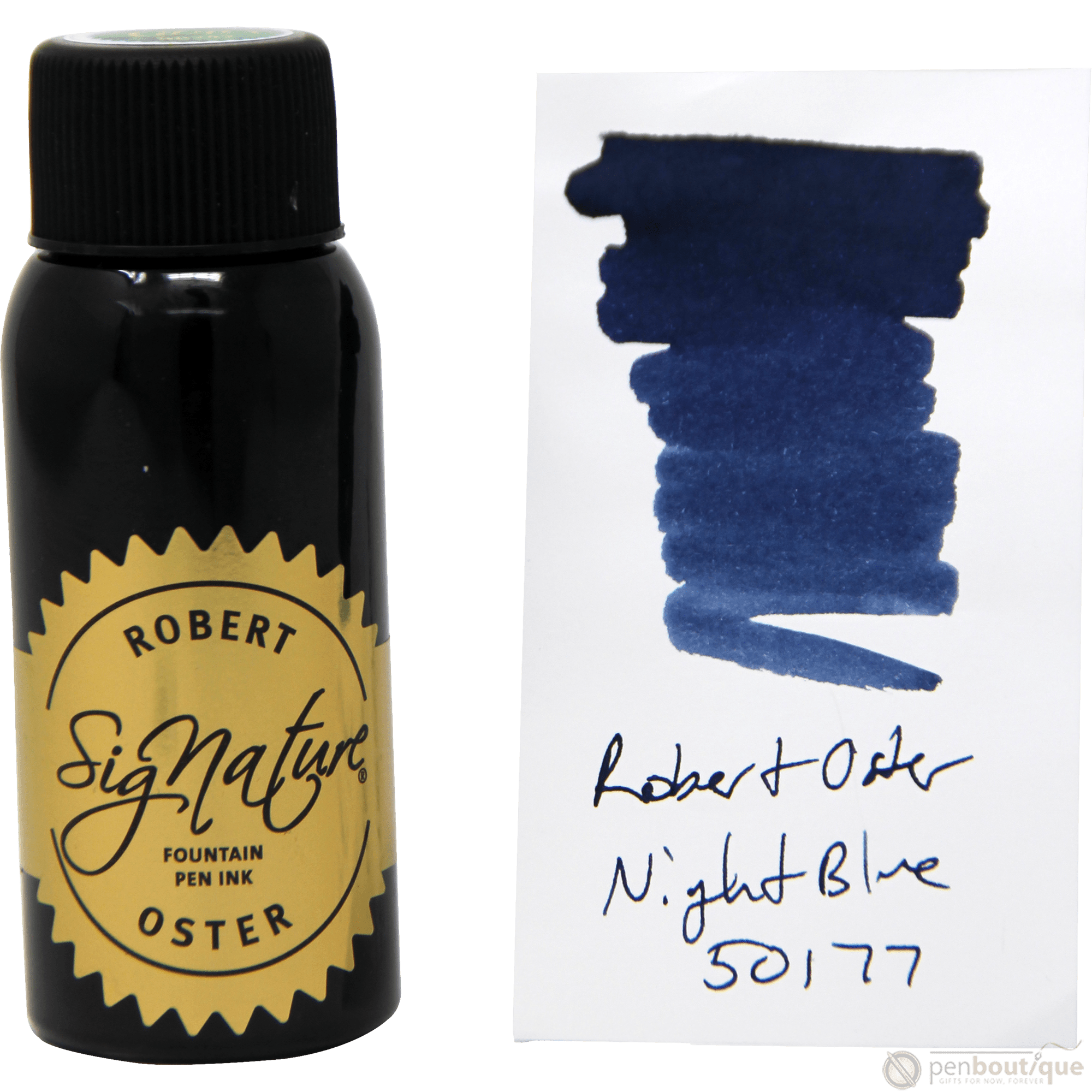 Robert Oster Signature Ink Bottle - Blue Night - 50ml - Pen Boutique Ltd