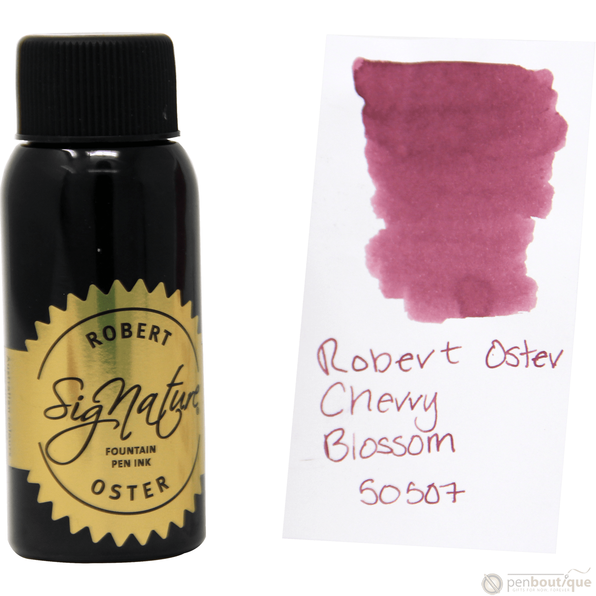 Robert Oster Signature Ink Bottle - Cherry Blossom - 50ml - Pen Boutique Ltd