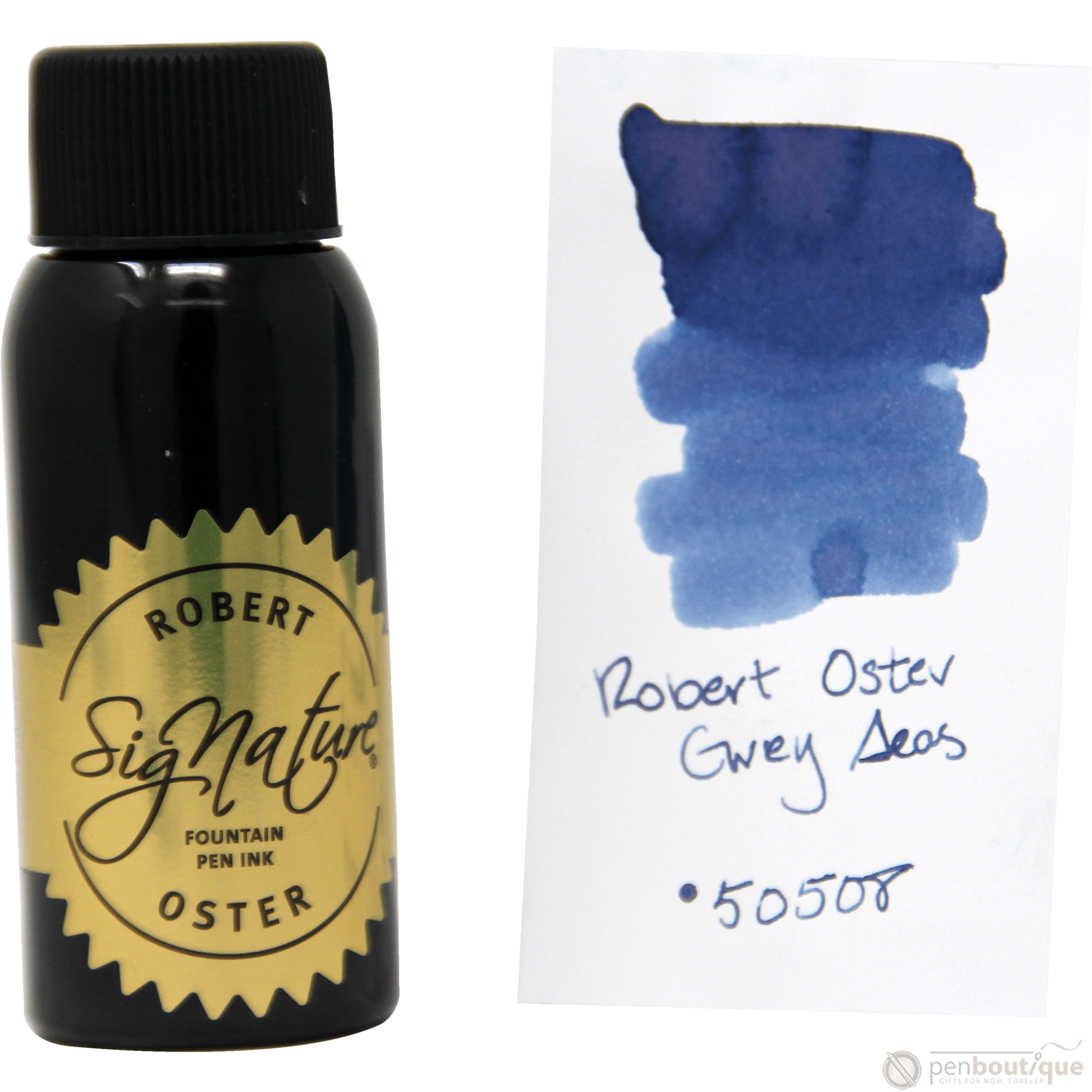 Robert Oster Signature Ink Bottle - Grey Seas - 50ml - Pen Boutique Ltd