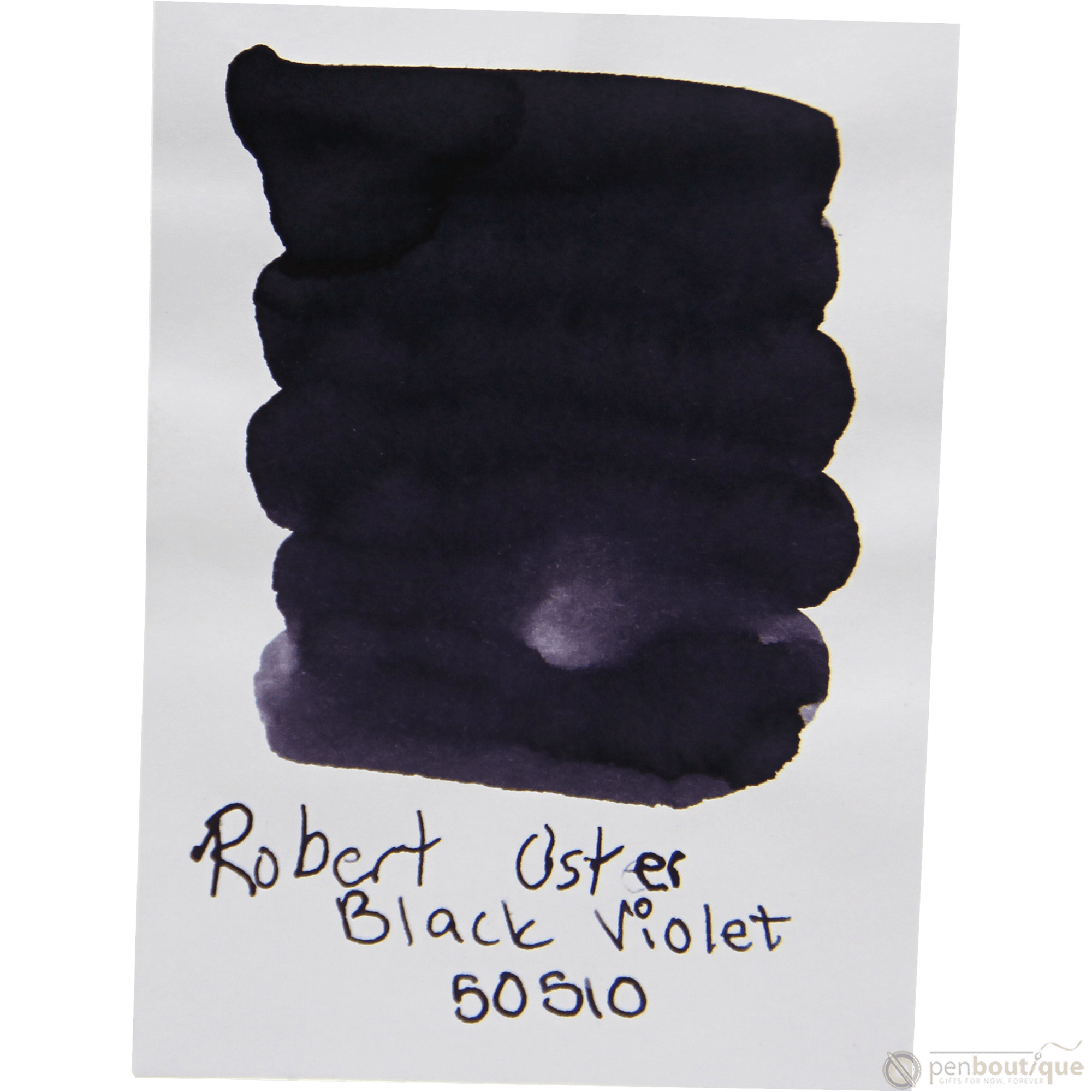 Robert Oster Signature Ink Bottle - Black Violet - 50ml - Pen Boutique Ltd