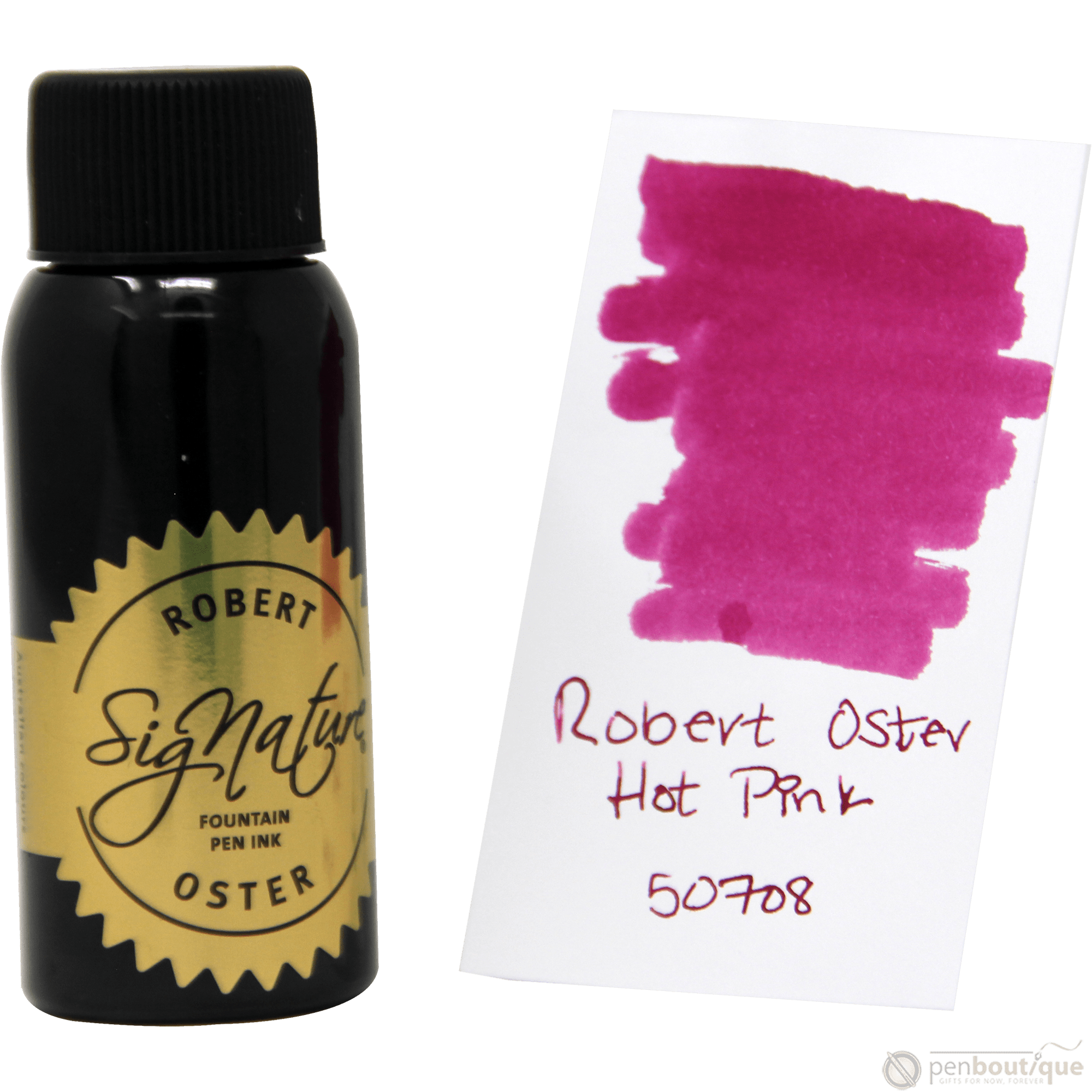 Robert Oster Signature Ink Bottle - Hot Pink - 50ml - Pen Boutique Ltd