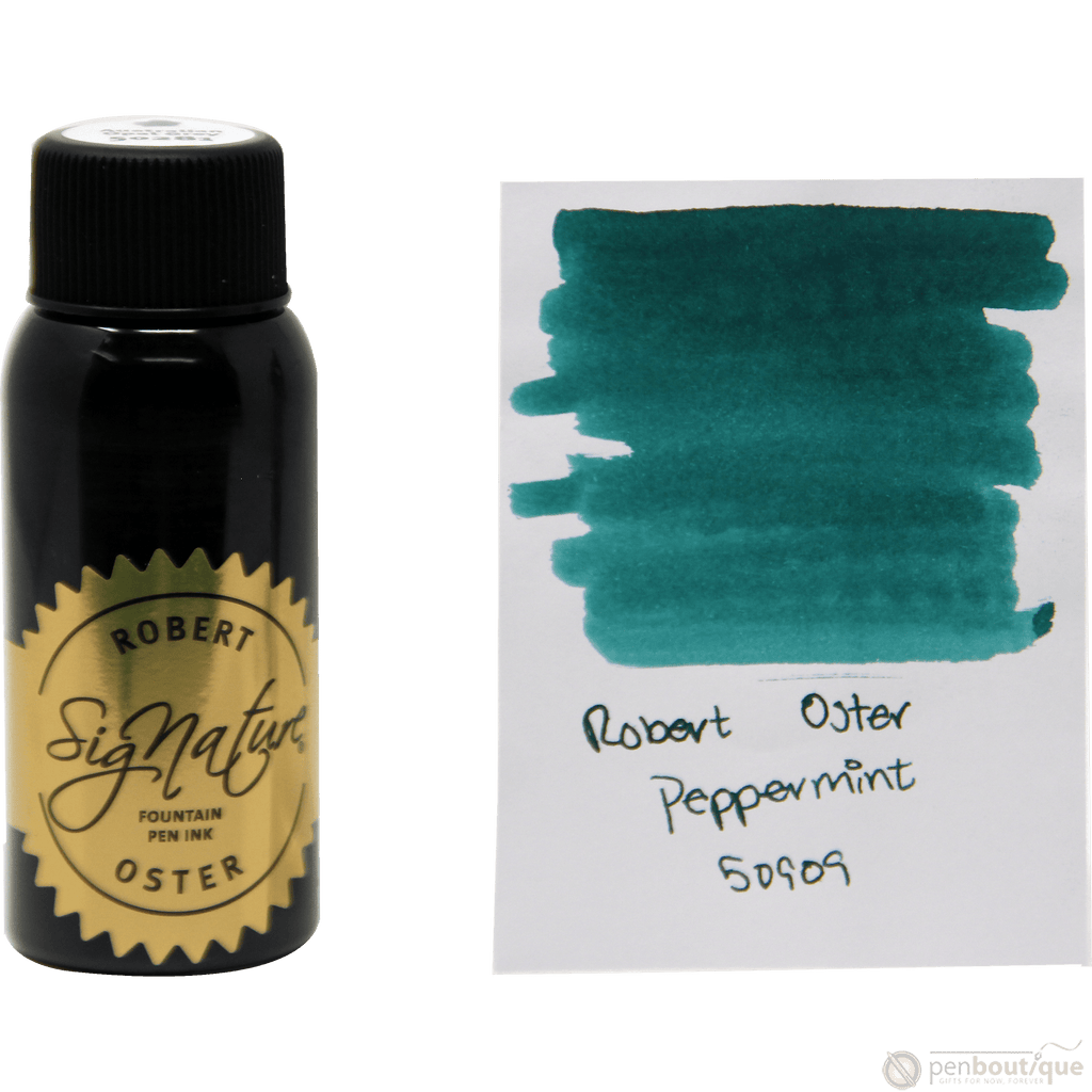 Robert Oster Signature Ink Bottle - Peppermint - 50ml - Pen Boutique Ltd