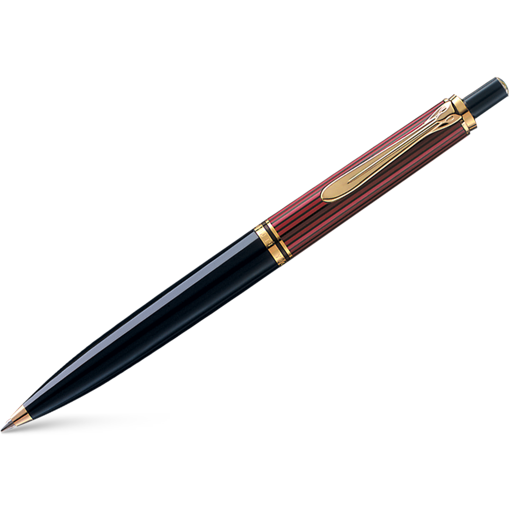 Pelikan Souveran Ballpoint Pen - K400 Red & Black Stripe-Pen Boutique Ltd
