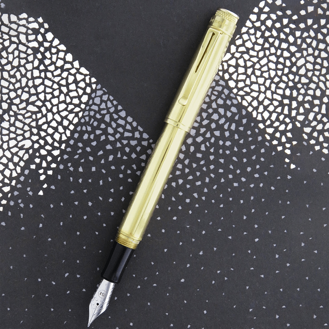 Retro 51 Tornado Fountain Pen - Raw Brass - Pen Boutique Ltd