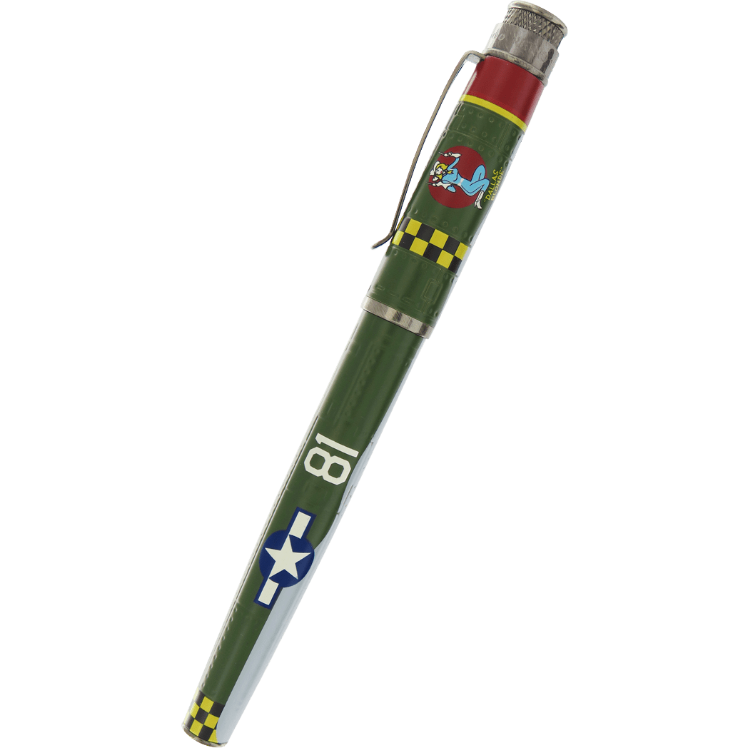 On Sale: Retro 51 Tornado Fountain Pen - Vintage Metalsmith - P - 47 Thunderbolt - Pen Boutique Ltd