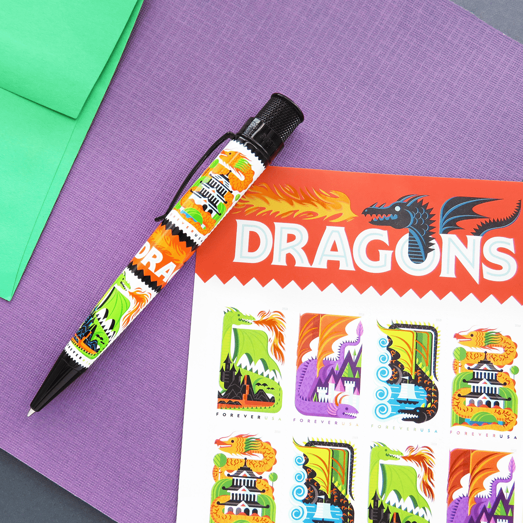Retro 51 Tornado Rollerball Pen - Big Shot - USPS Dragons - Pen Boutique Ltd