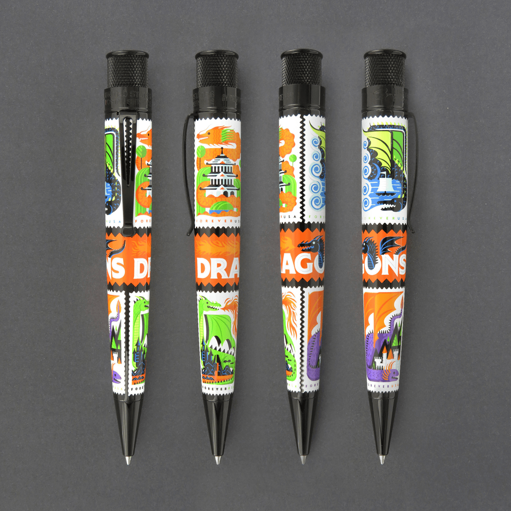 Retro 51 Tornado Rollerball Pen - Big Shot - USPS Dragons - Pen Boutique Ltd