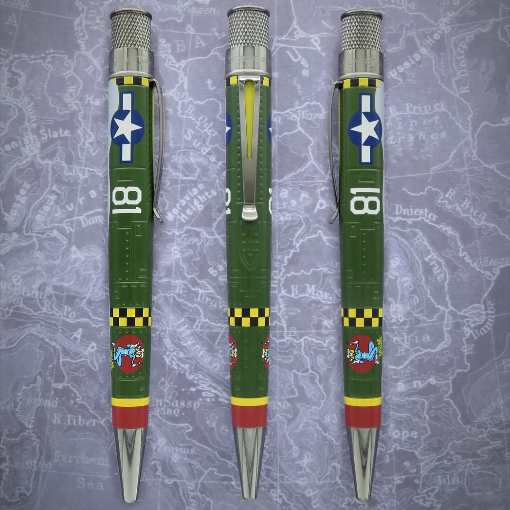 Retro 51 Tornado Rollerball Pen - Vintage Metalsmith - P - 47 Thunderbolt - Pen Boutique Ltd