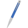 S T Dupont D - Initial Ballpoint Pen - Electric Blue - Pen Boutique Ltd