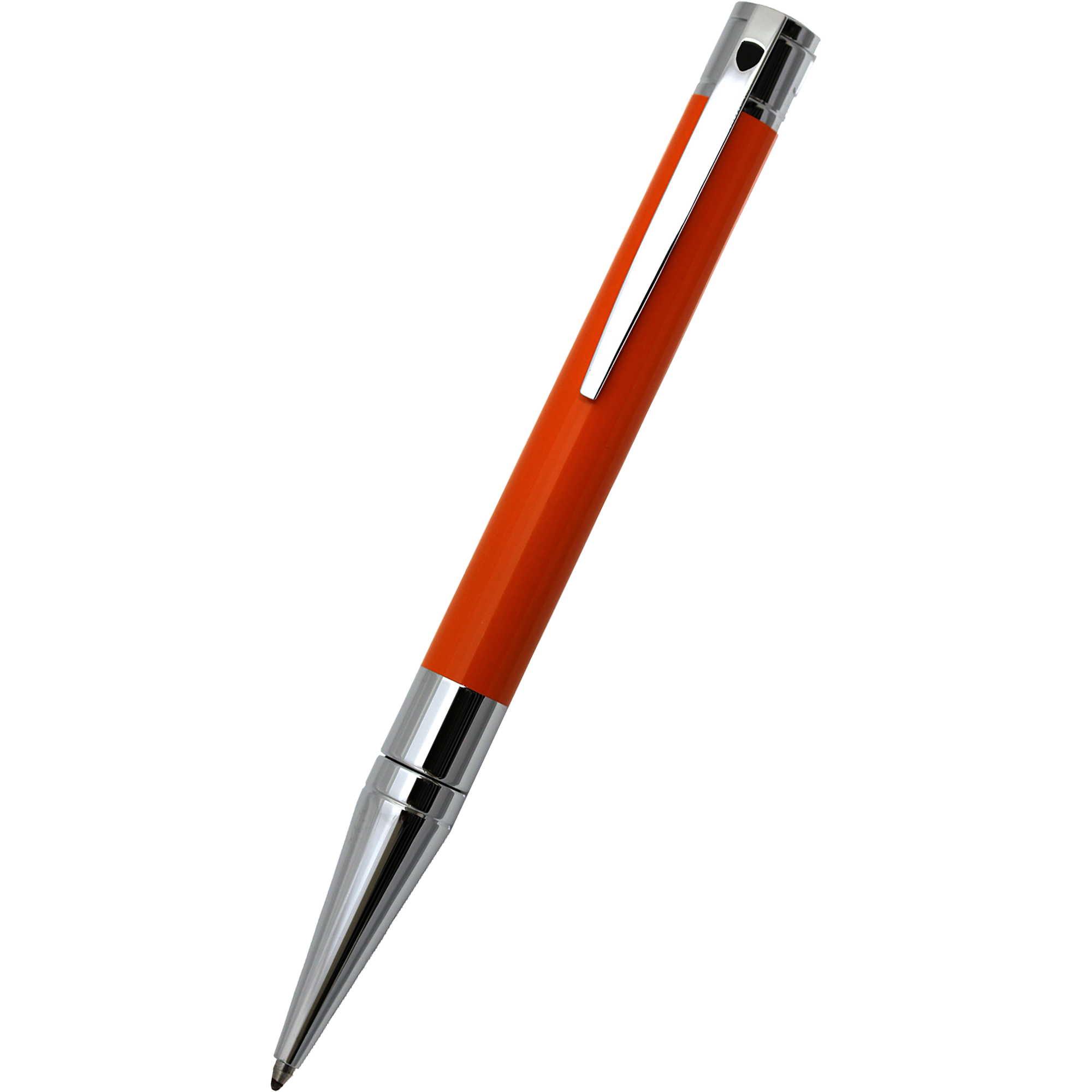 S T Dupont D-Initial Ballpoint Pen - Orange-Pen Boutique Ltd