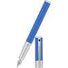 S T Dupont D - Initial Fountain Pen - Electric Blue - Pen Boutique Ltd