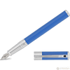 S T Dupont D - Initial Fountain Pen - Electric Blue - Pen Boutique Ltd