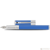 S T Dupont D - Initial Fountain Pen - Electric Blue - Pen Boutique Ltd