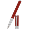 S T Dupont D - Initial Fountain Pen - Scarlet Red - Pen Boutique Ltd