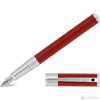 S T Dupont D - Initial Fountain Pen - Scarlet Red - Pen Boutique Ltd