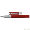 S T Dupont D - Initial Fountain Pen - Scarlet Red - Pen Boutique Ltd