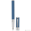 S T Dupont D - Initial Fountain Pen - Shark Blue - Pen Boutique Ltd