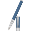 S T Dupont D - Initial Fountain Pen - Shark Blue - Pen Boutique Ltd