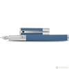 S T Dupont D - Initial Fountain Pen - Shark Blue - Pen Boutique Ltd